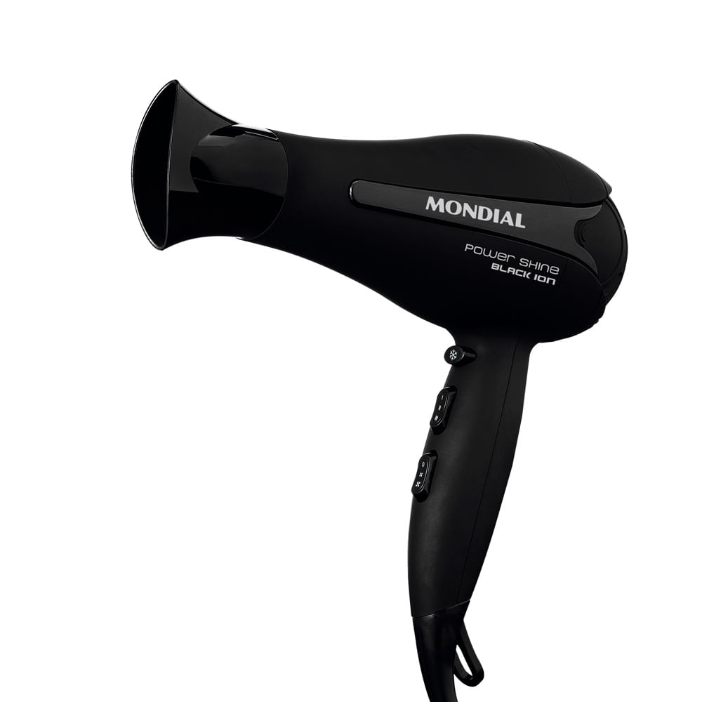 Secador de Cabelos Mondial Power Shine Black Íon SC-13